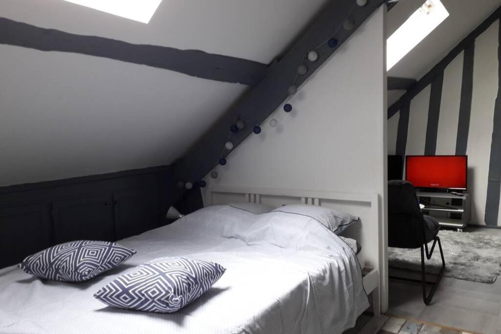 Le Mini Loft Montargis centre 1 à 3 personnes climatisation parking linge wifi freebox Netflix Exterior foto