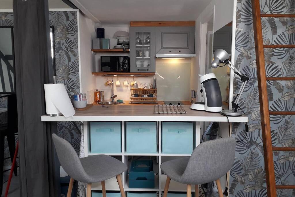 Le Mini Loft Montargis centre 1 à 3 personnes climatisation parking linge wifi freebox Netflix Exterior foto